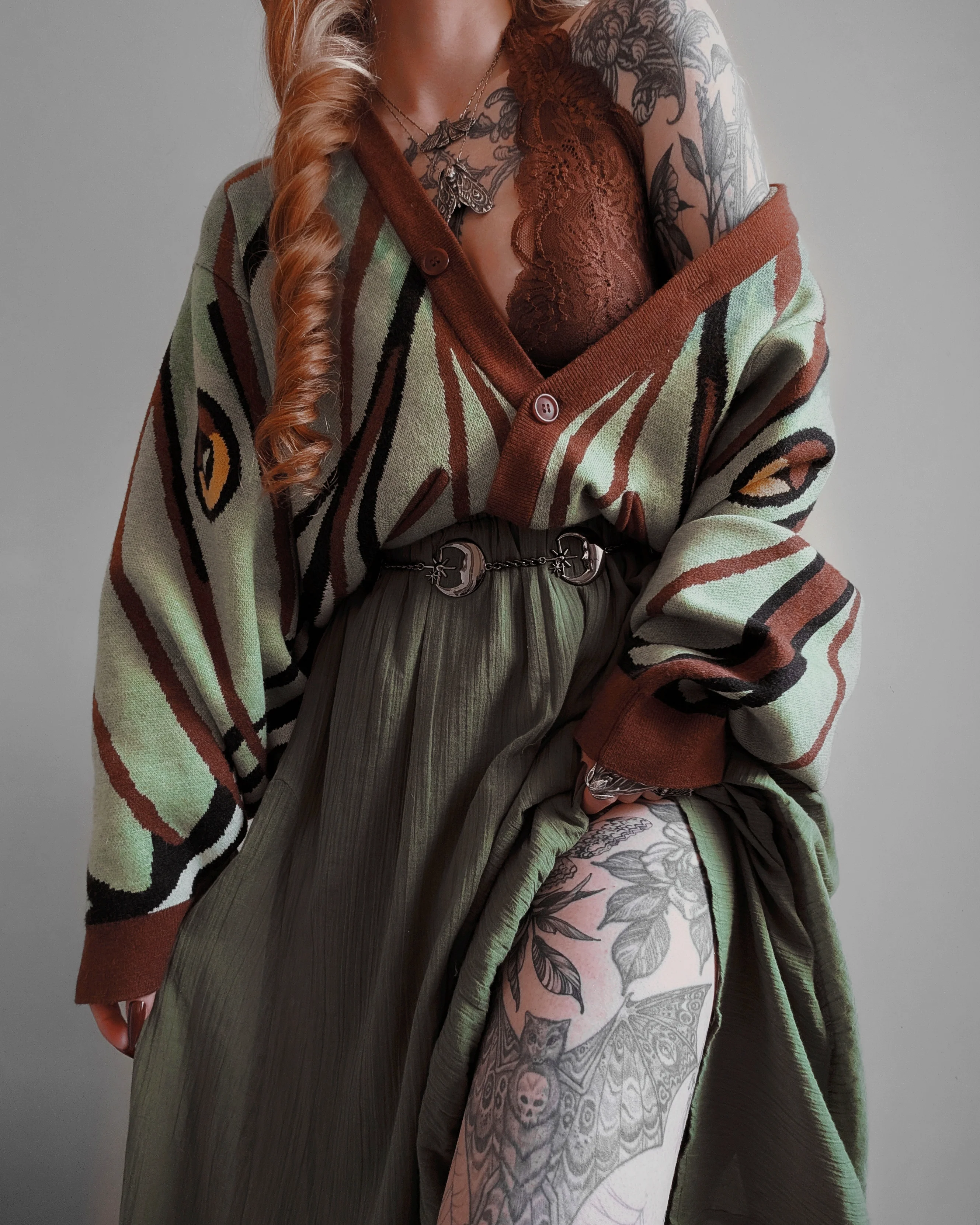 Spanish Moon Moth Cardigan (Restocking July 20th, 2026) - Image 18