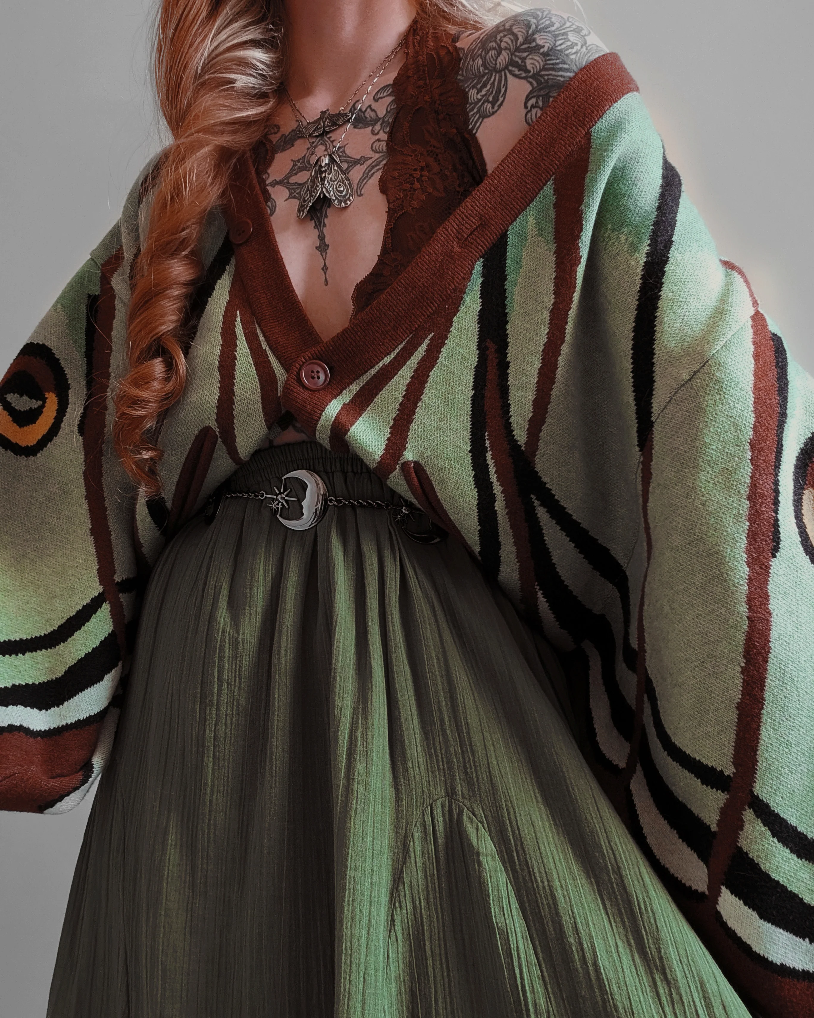 Spanish Moon Moth Cardigan (Restocking July 20th, 2026) - Image 21