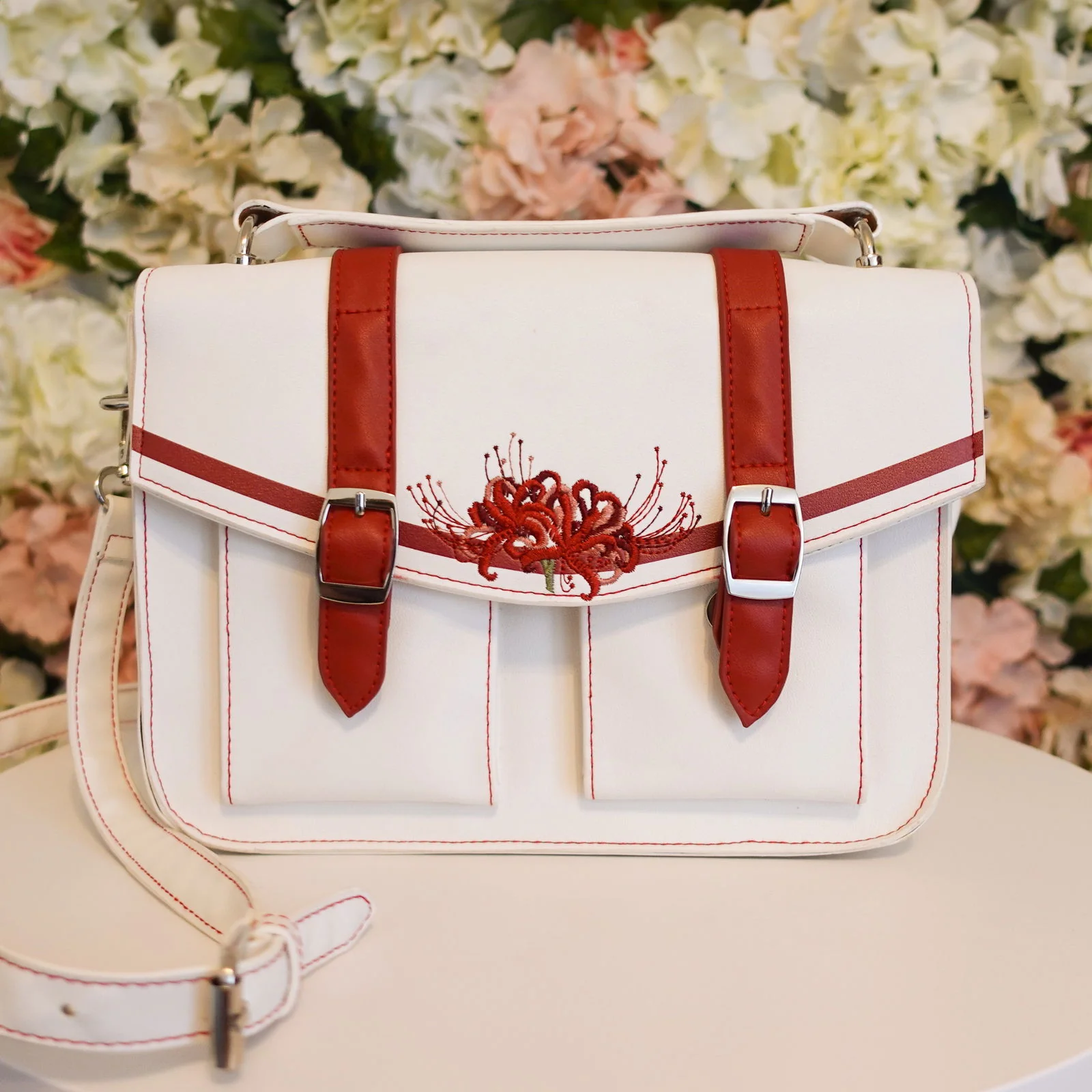 Higanbana (Spider Lily) Mini Messenger Bag - Image 10