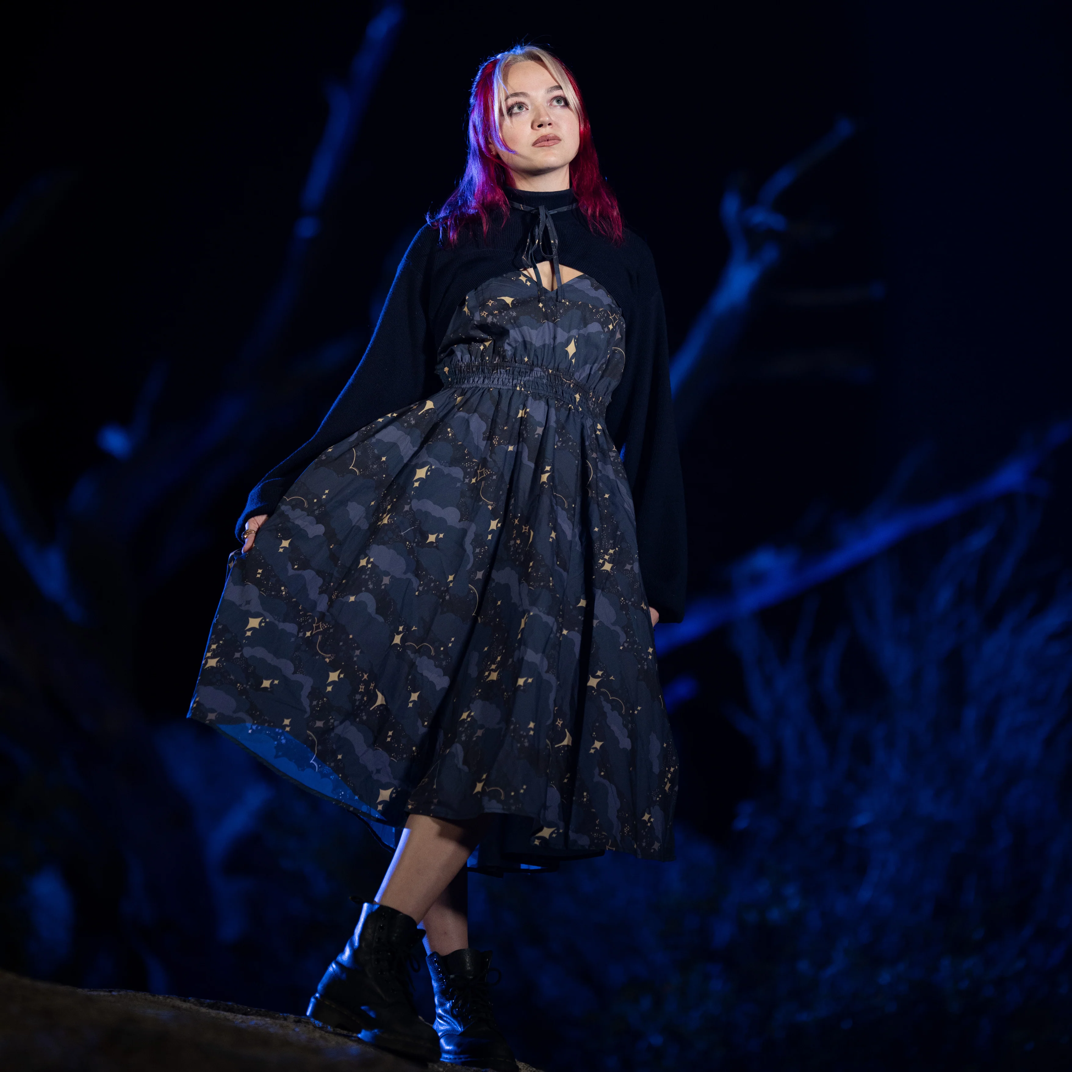 Stardust Strapped Dress - Image 5