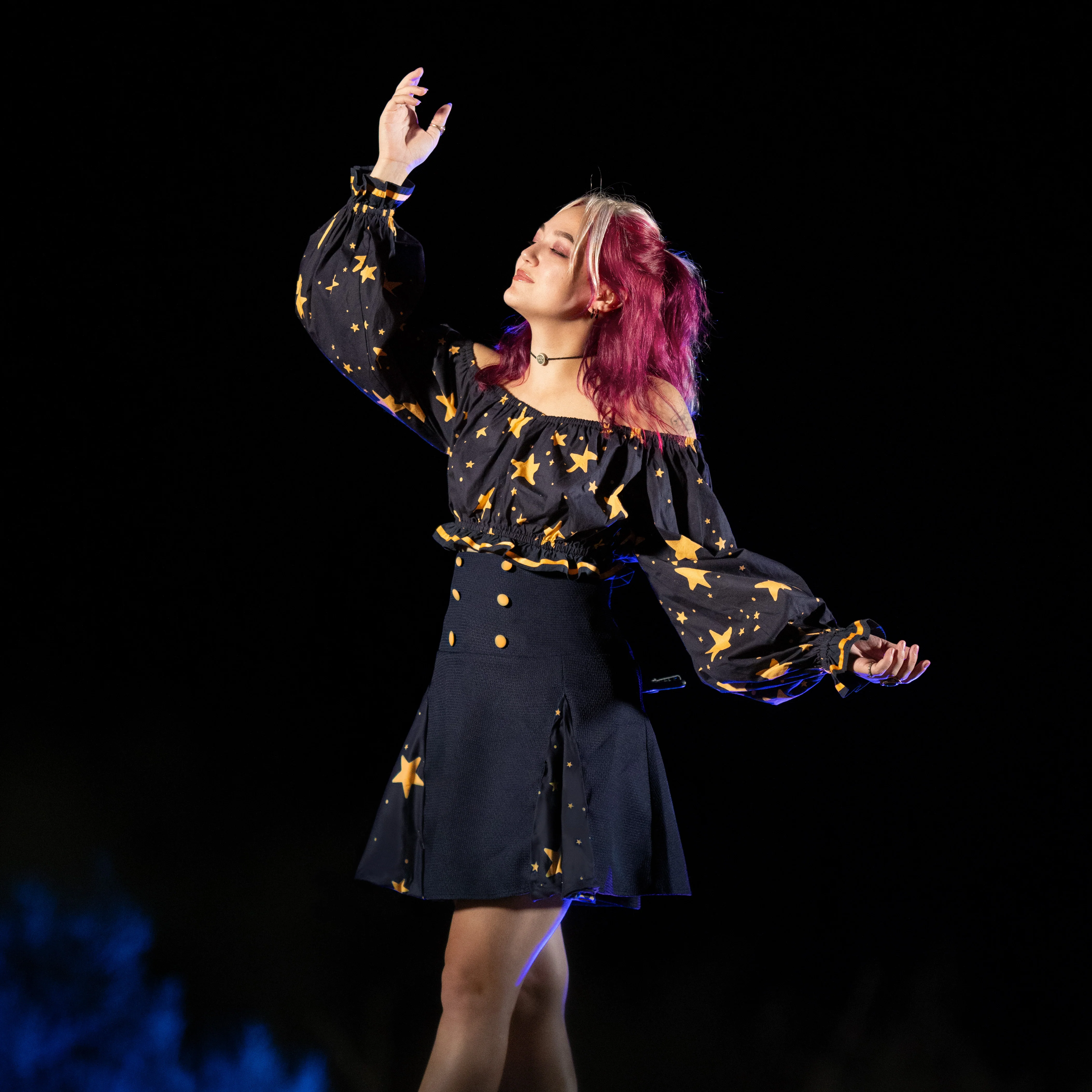 Starry Night Skirt w/ Shorts - Image 3