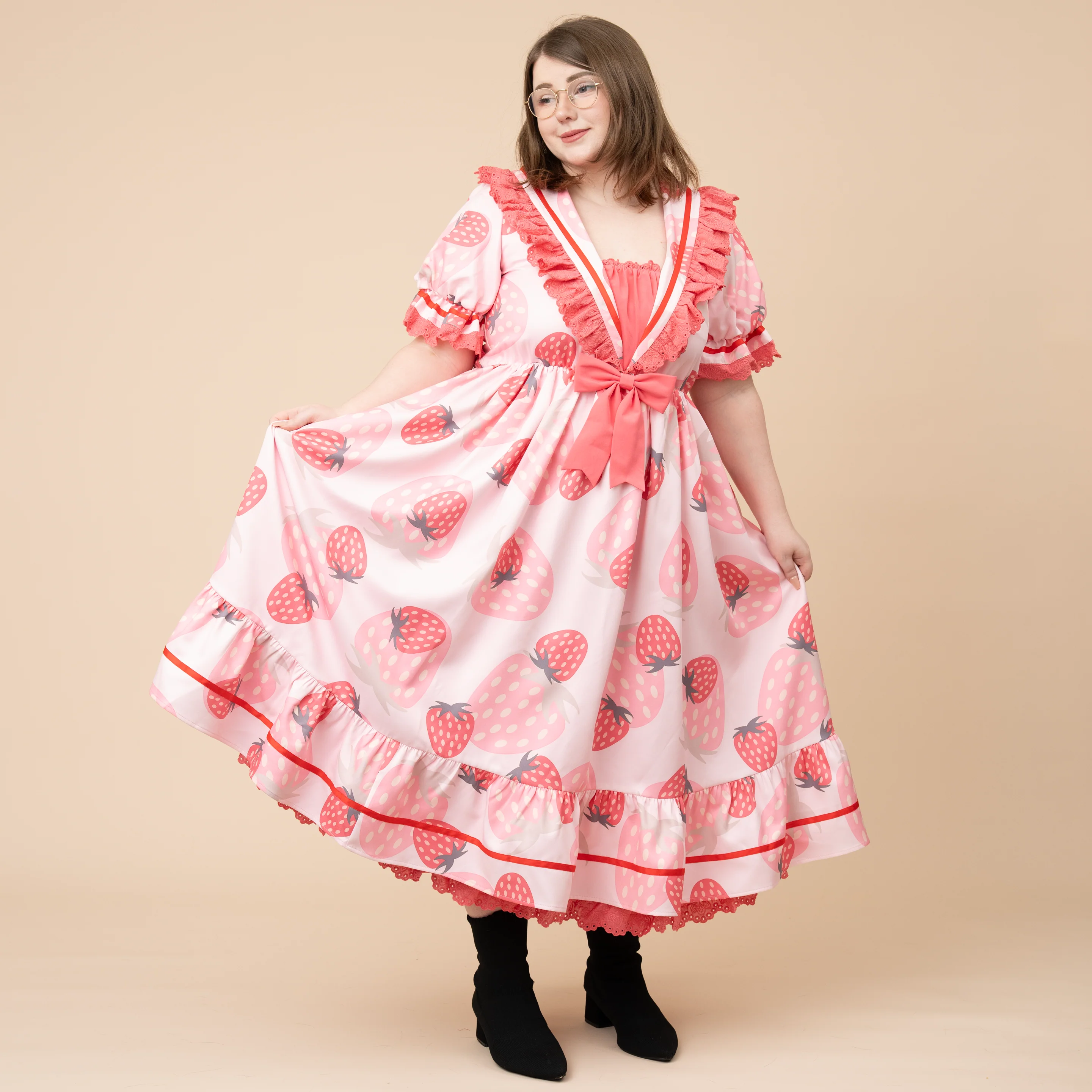 Strawberry Cottage Dress - Image 3