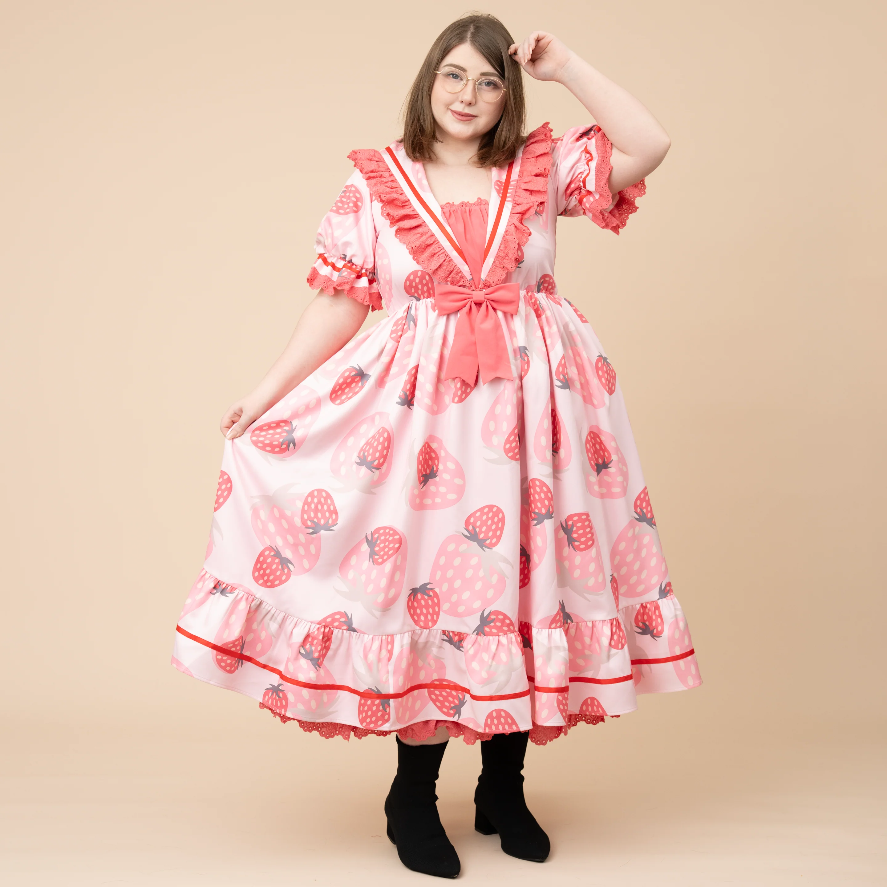 Strawberry Cottage Dress - Image 4