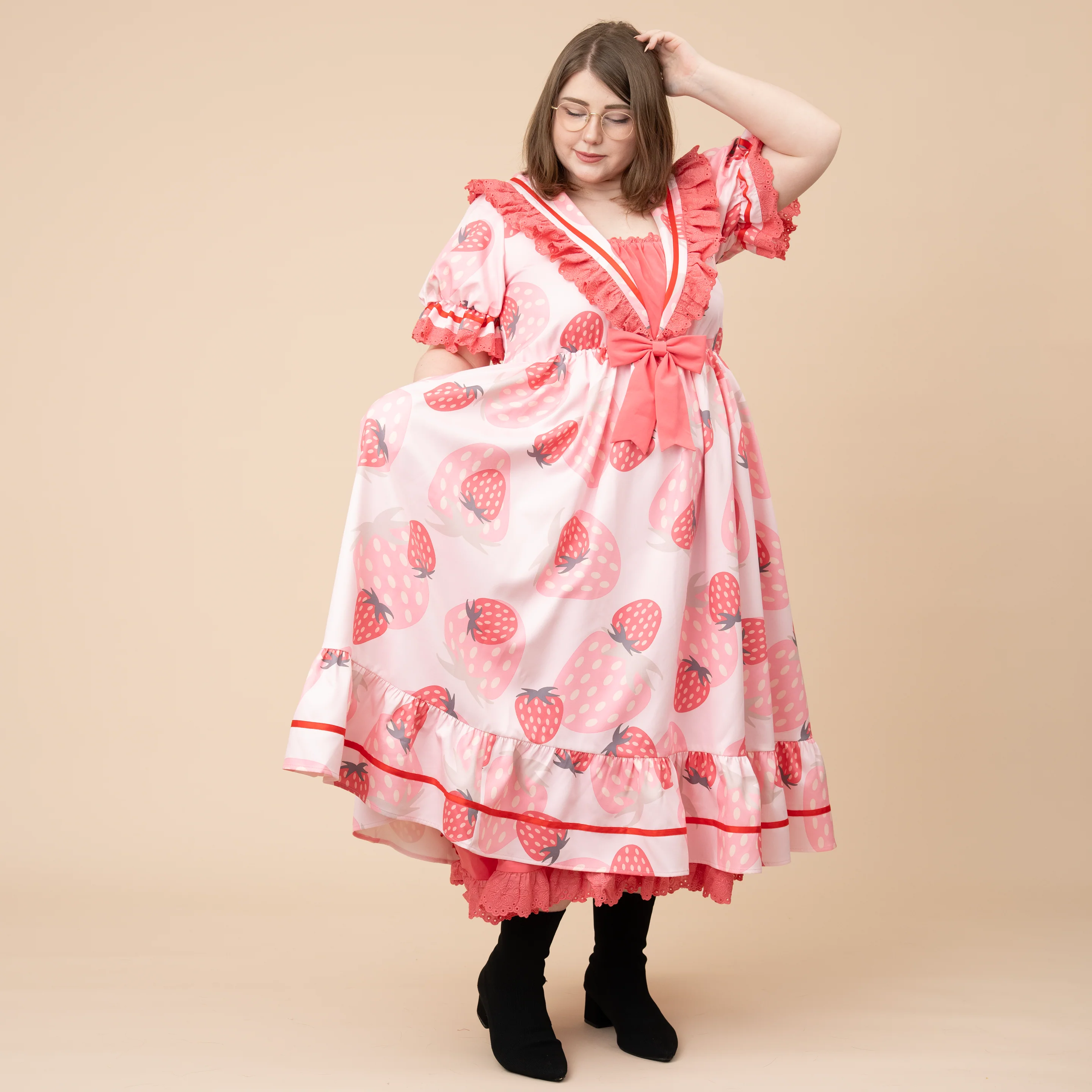 Strawberry Cottage Dress - Image 5