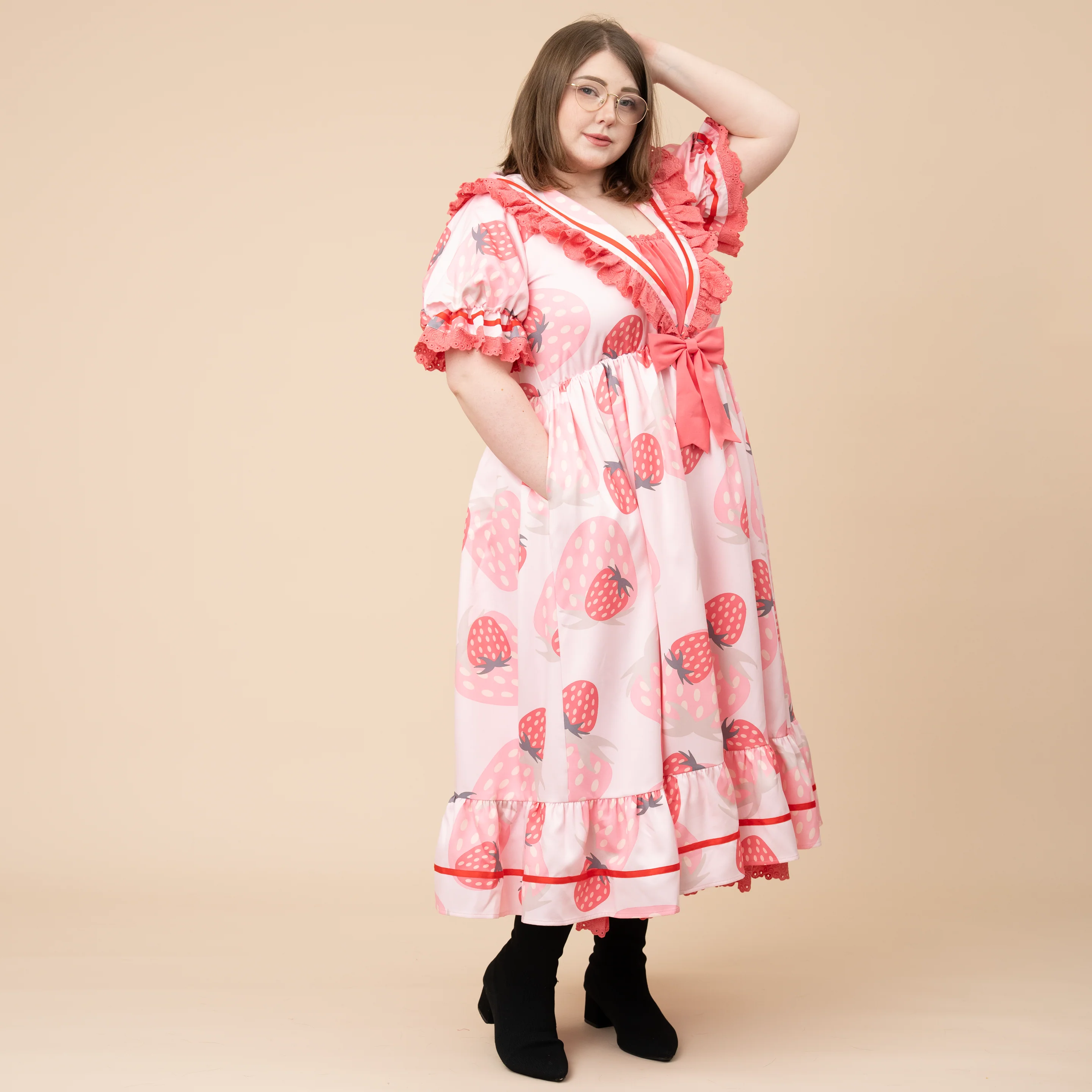 Strawberry Cottage Dress - Image 6