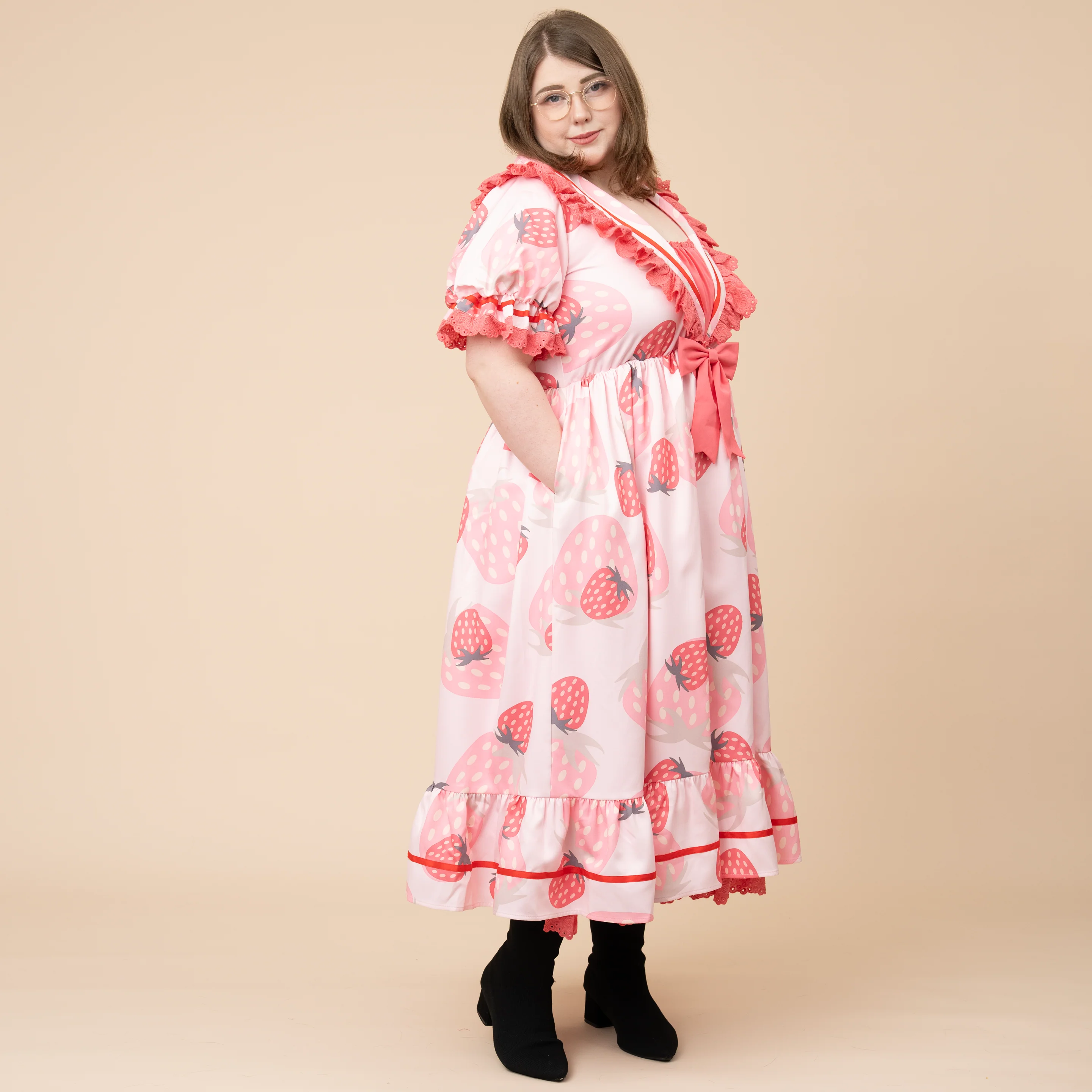 Strawberry Cottage Dress - Image 7