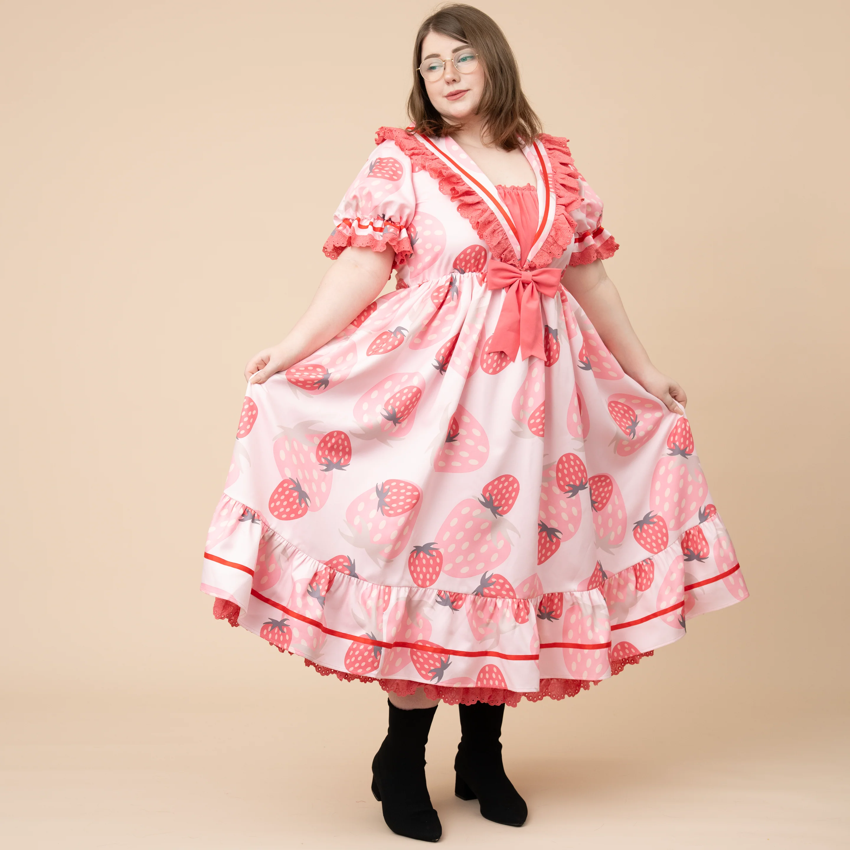 Strawberry Cottage Dress - Image 9